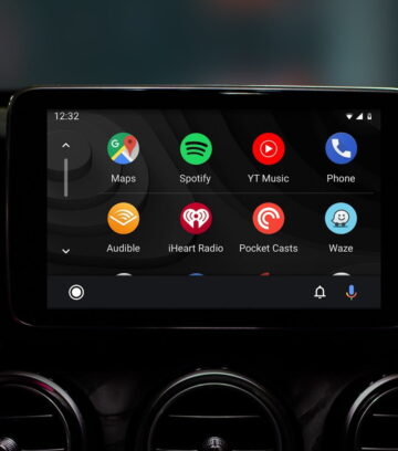 android apps on mobile mounted in car