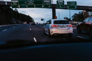 SUVs driving on sydney motorway