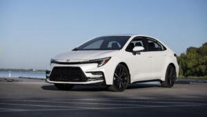 white Corolla XSE