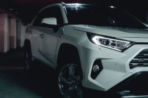 white Toyota Rav4 2023
