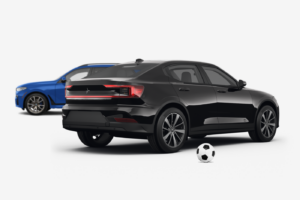 two electric vehicles