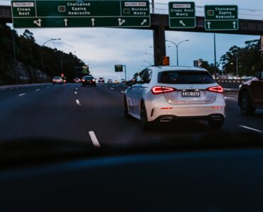 SUVs driving on sydney motorway